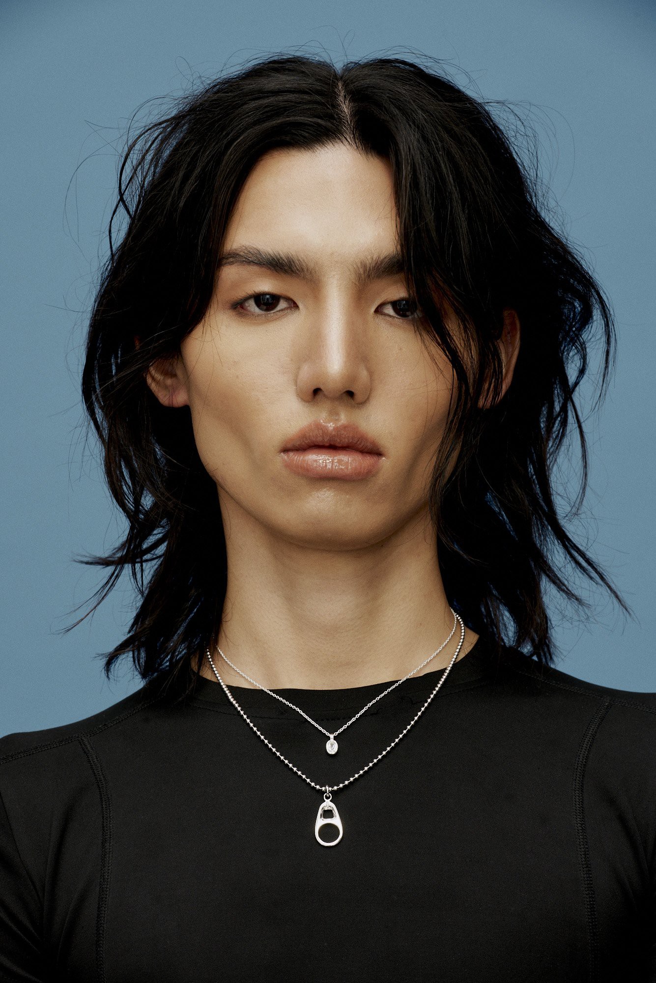 Ying Pendant Necklace, White Sapphire