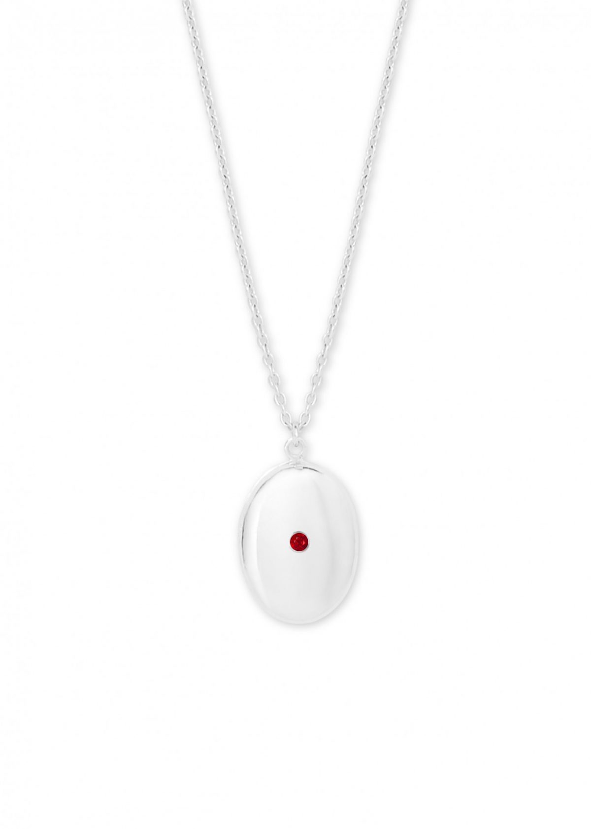 Love Anya Locket Necklace, Ruby