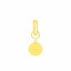 Circle Charm Hoops