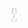 Circle Charm Hoops