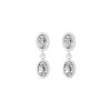 Baby Duo Ying Earrings, White Sapphires