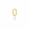 Two-Tone Baby ID Hoops (Gold Hoops)