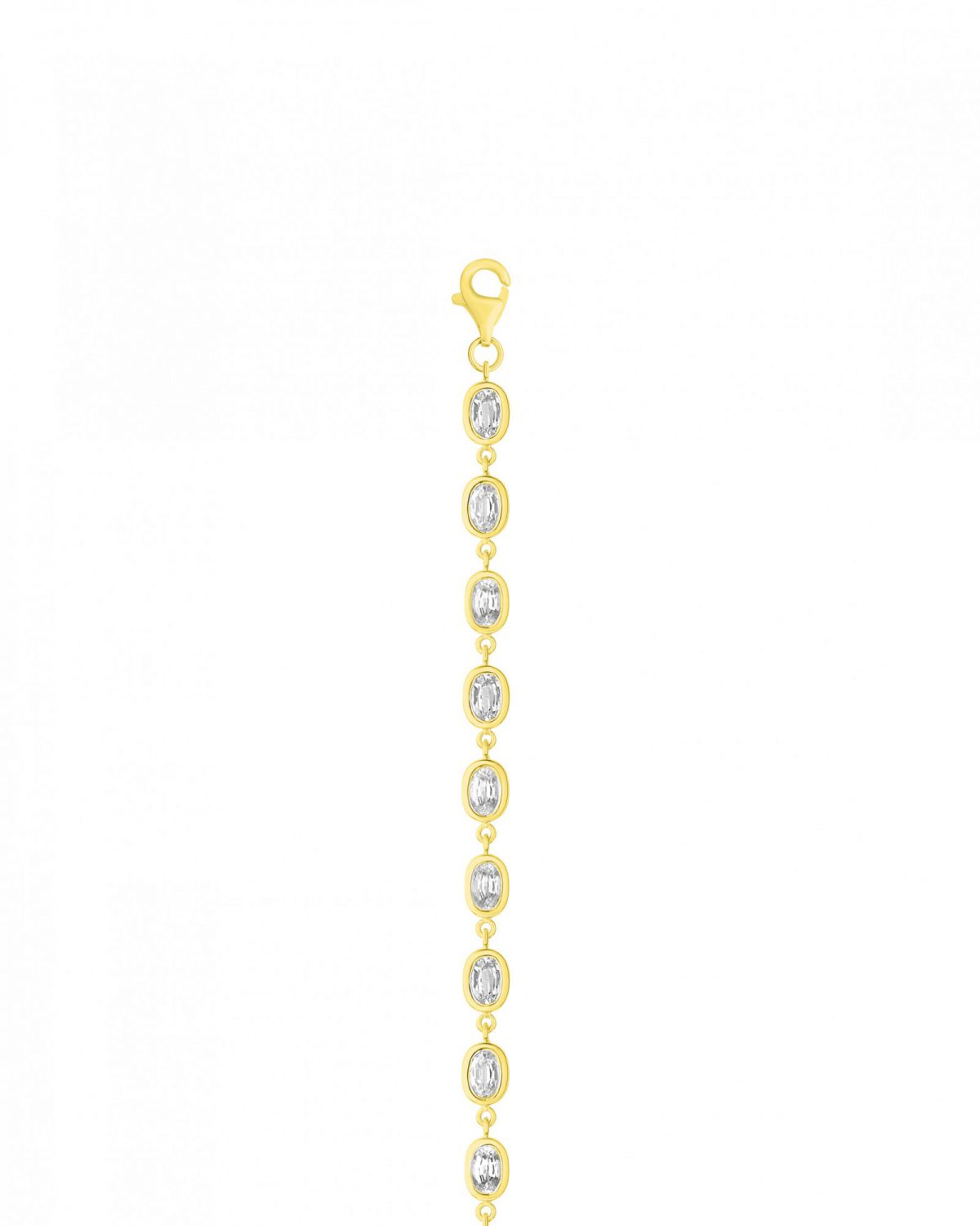 Baby Ying Bracelet, White Sapphires