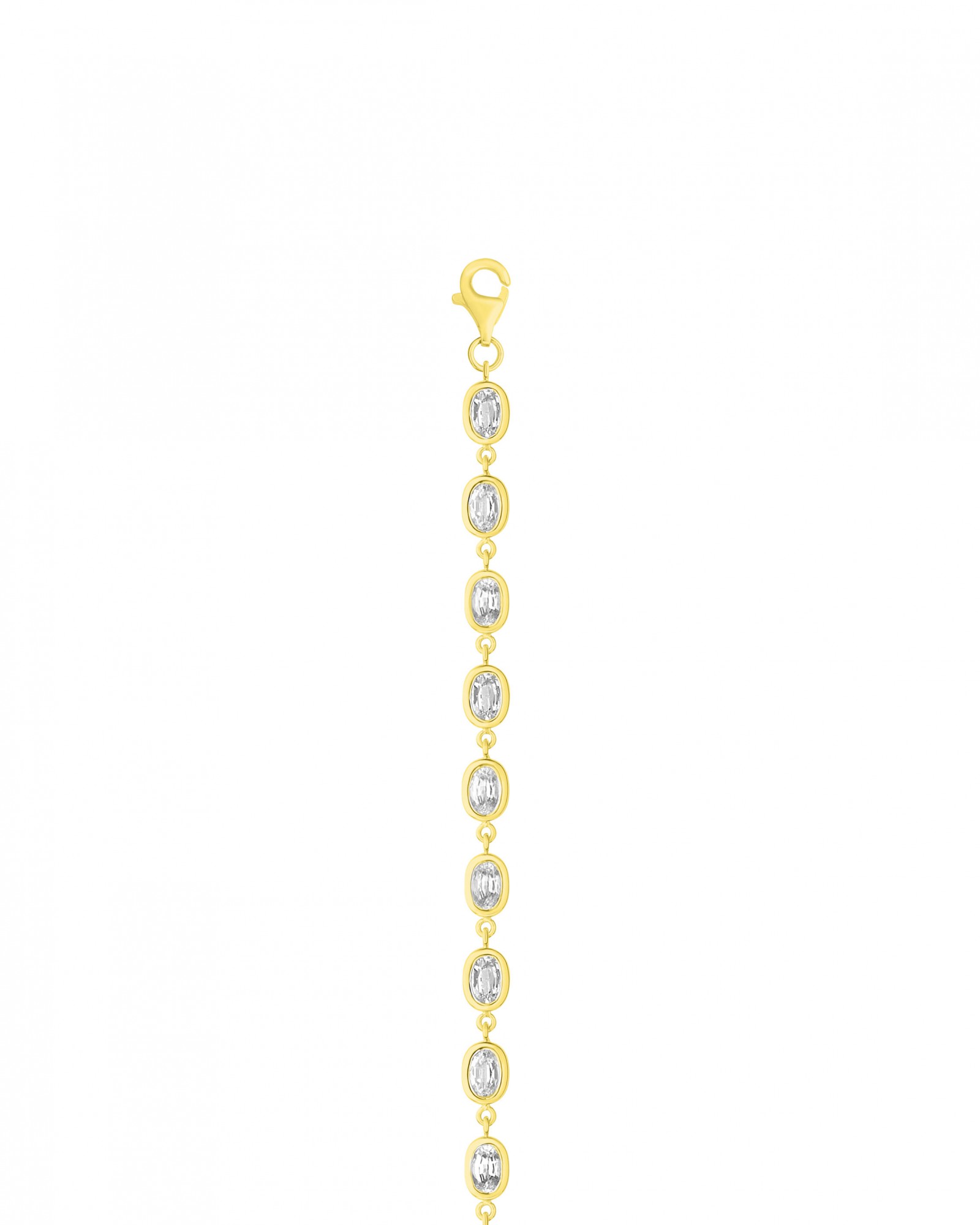 Baby Ying Bracelet, White Sapphires