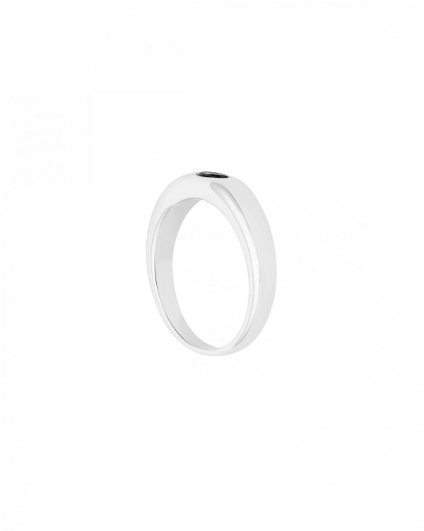 Baby Ying Ring, Black Sapphire