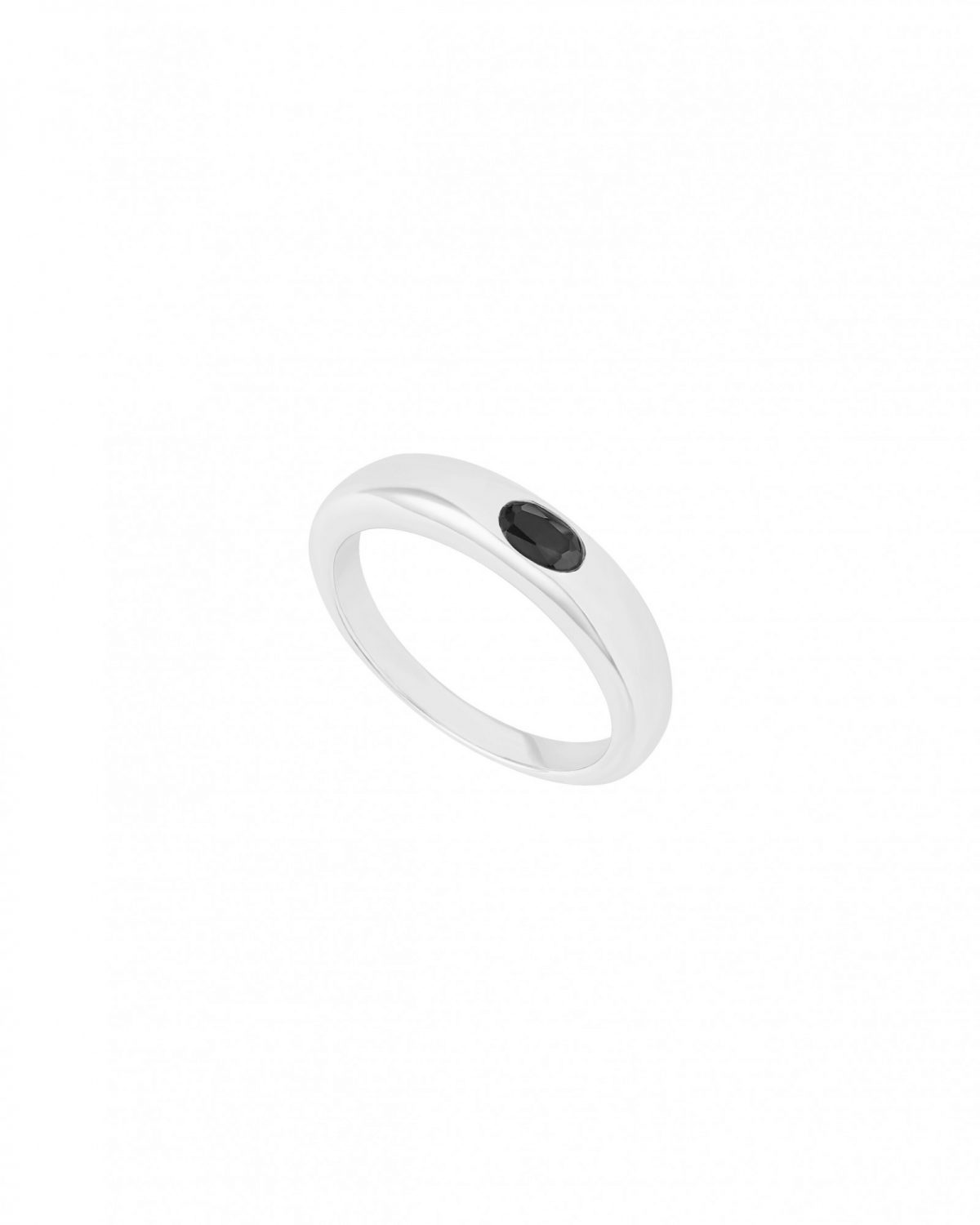 Baby Ying Ring, Black Sapphire