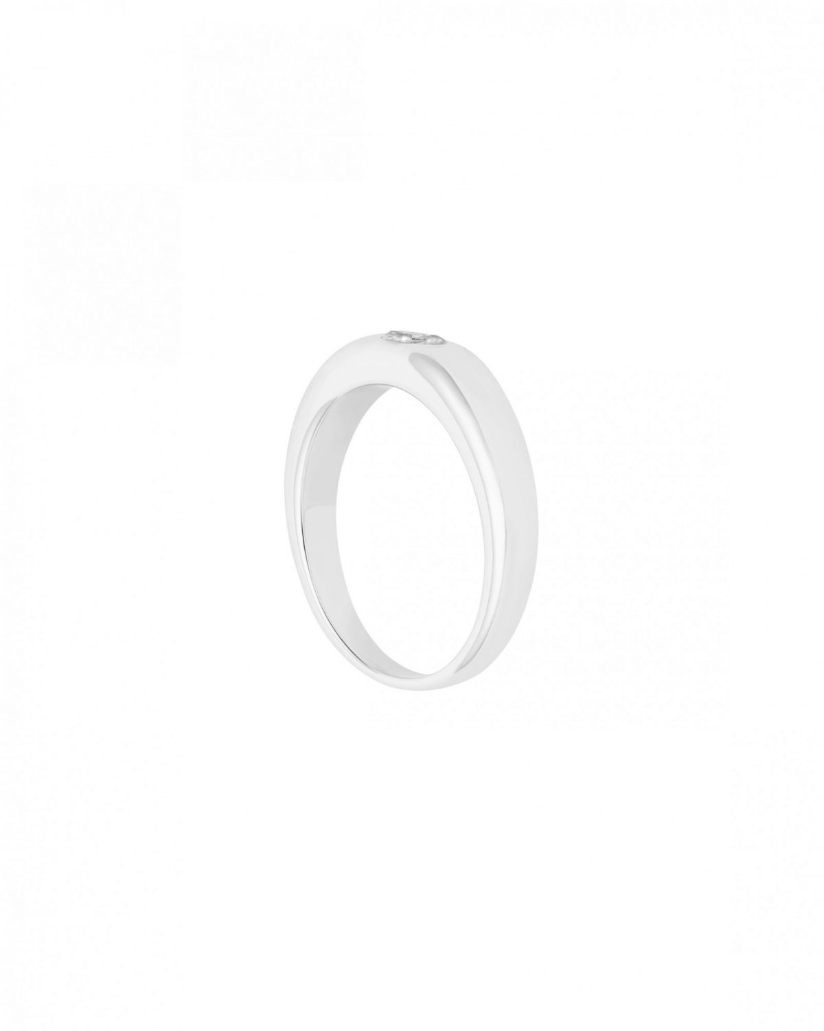 Baby Ying Ring, White Sapphire