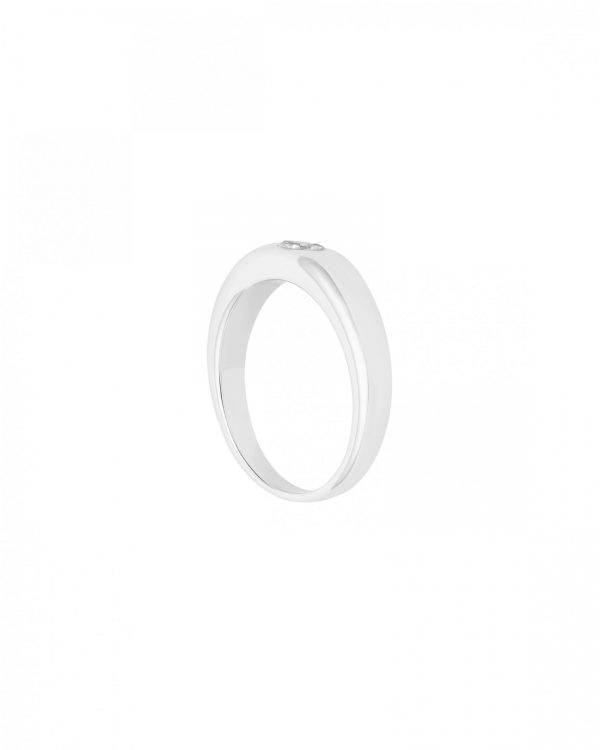 Baby Ying Ring, White Sapphire