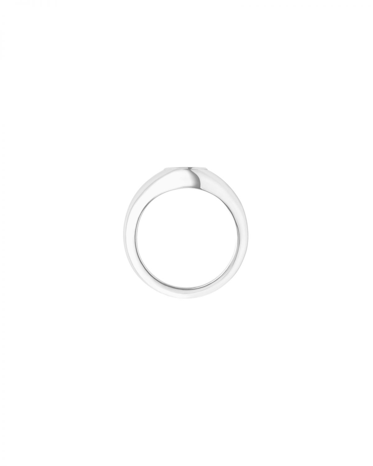 Two-Tone Nate Signet Ring (Silver Ring)