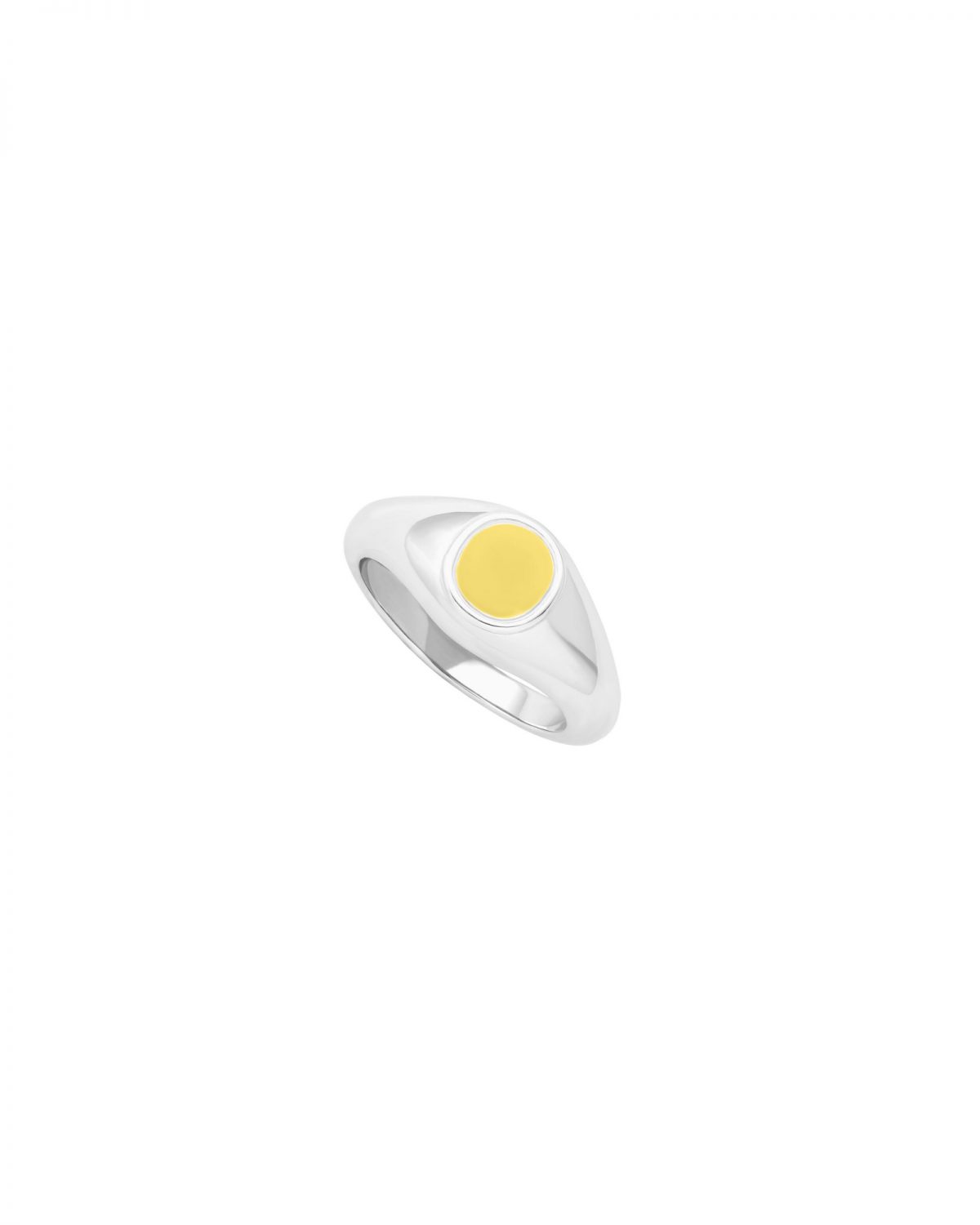 Two-Tone Nate Signet Ring (Silver Ring)