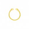 Stoned Anti Signet Ring