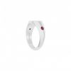 Stoned Anti Signet Ring