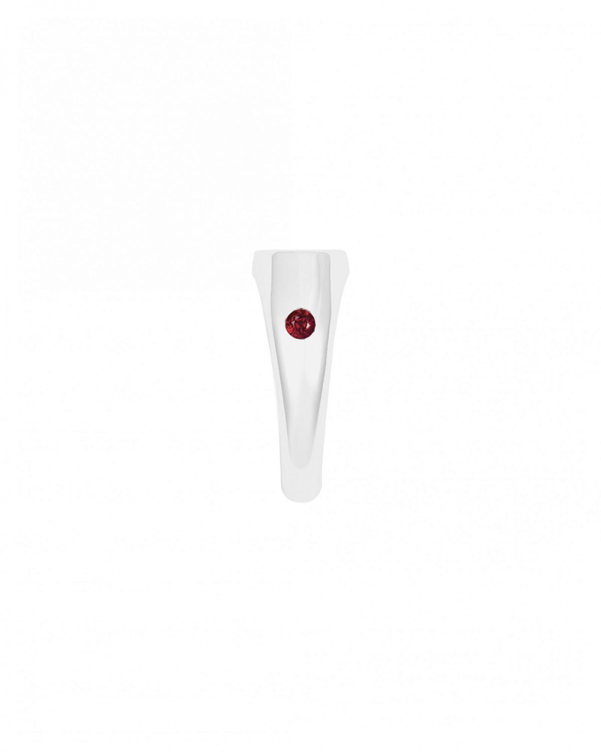 Stoned Anti Signet Ring