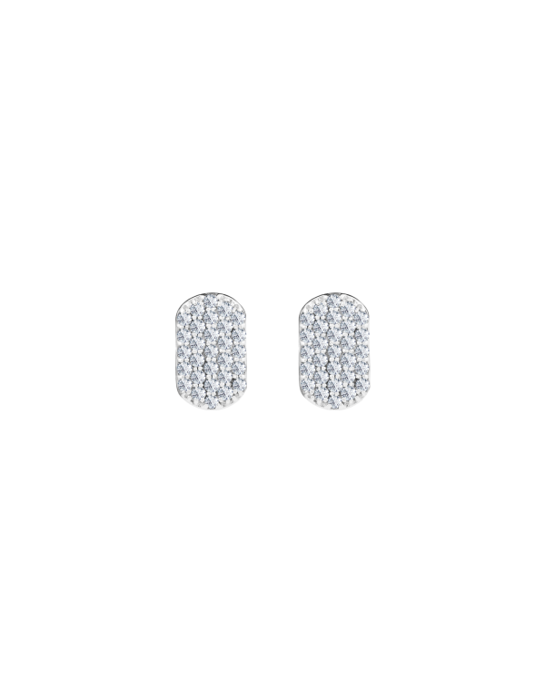 Pavé ID Studs, Diamond