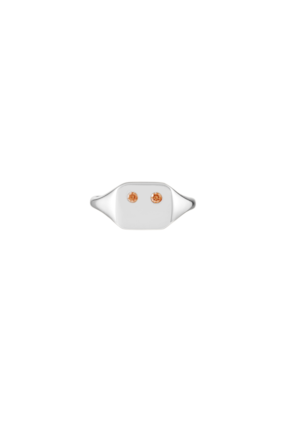 Emi Signet Ring, Citrine