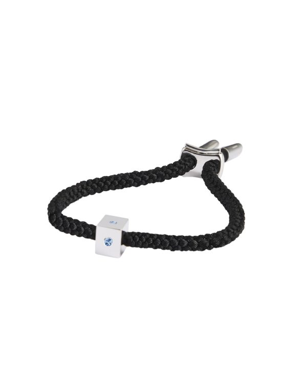 Maii Stoned Cube Bracelet, Blue Topaz