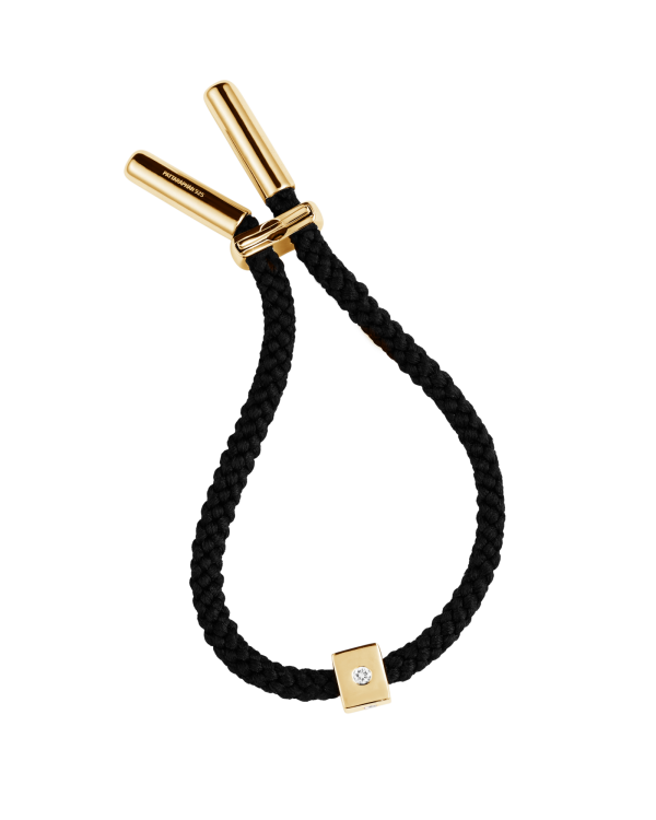 Maii Stoned Cube Bracelet, White Sapphire