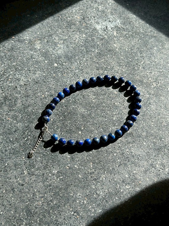 Meen Necklace, Lapis Lazuli