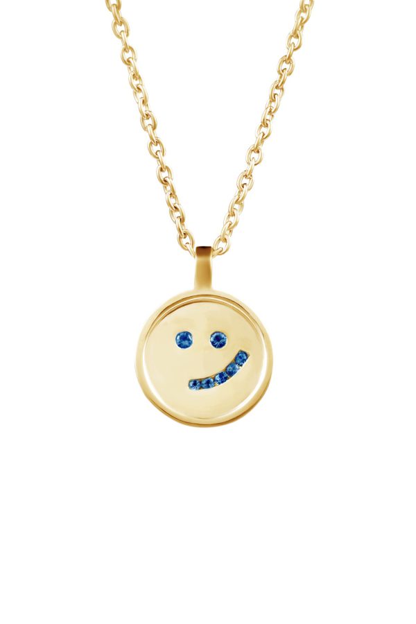 Gem Yim Pendant Necklace, Blue Sapphire