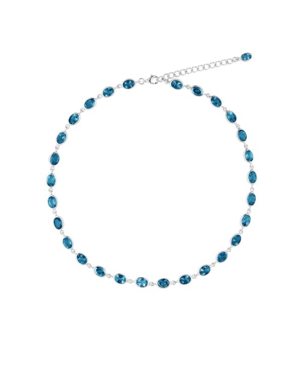 Ying Necklace, London Blue Topaz