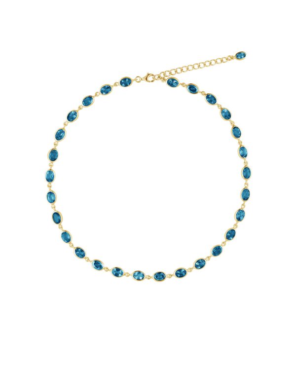 Ying Necklace, London Blue Topaz