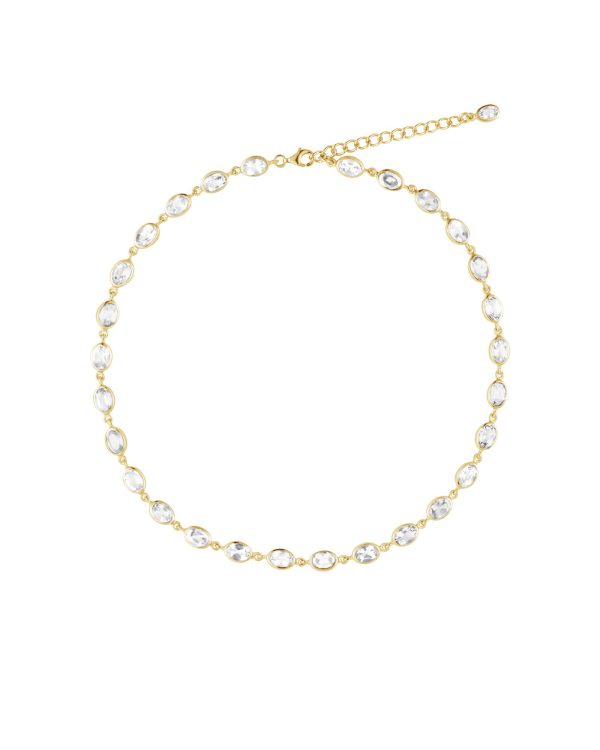 Ying Necklace, White Topaz