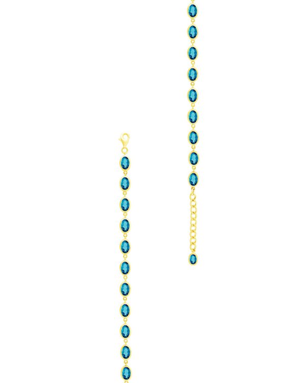 Ying Necklace, London Blue Topaz