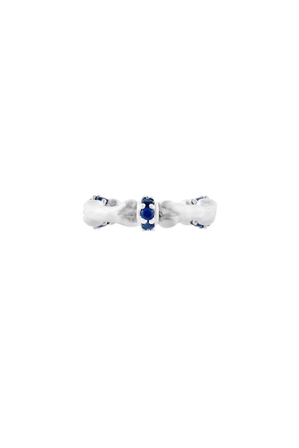 Tri Remnants ii Ring, Blue Sapphire