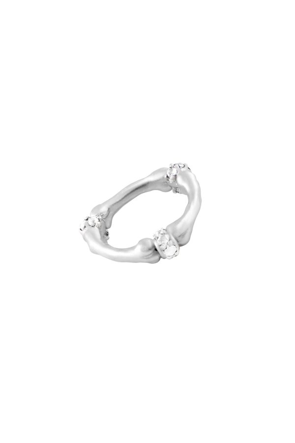 Tri Remnants ii Ring, White Topaz