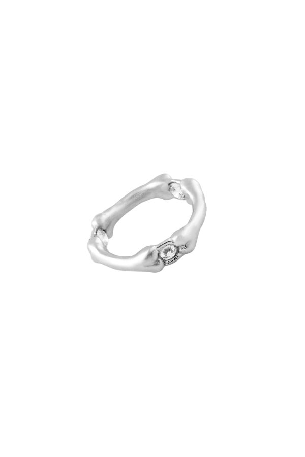 Tri Remnants iii Ring, White Topaz