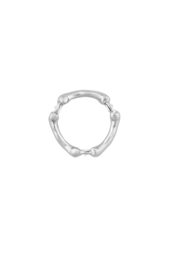Tri Remnants iii Ring, White Topaz