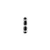PATTARAPHAN_Ying Hoop Earring_Black Sapphire_Front